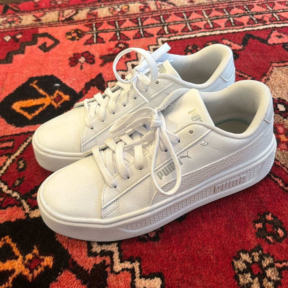 Puma Smash V3 Platform Sneaker With Softfoam Inse… - image 1